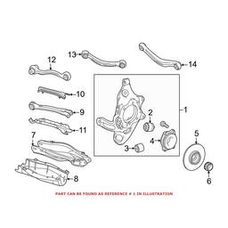 Mercedes Suspension Knuckle - Rear Passenger Right 2053500241